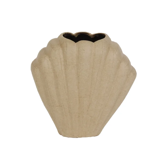 Muschelvasen Décopatch [Größe 8,5x17x15 cm]