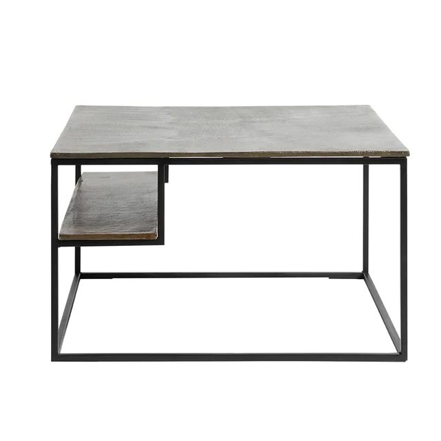 Muubs Hitch Couchtisch Quadratisch Messing/schwarz