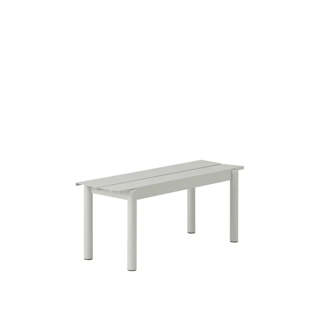 Muuto Linear Steel Bank 110 x 34 cm Grau