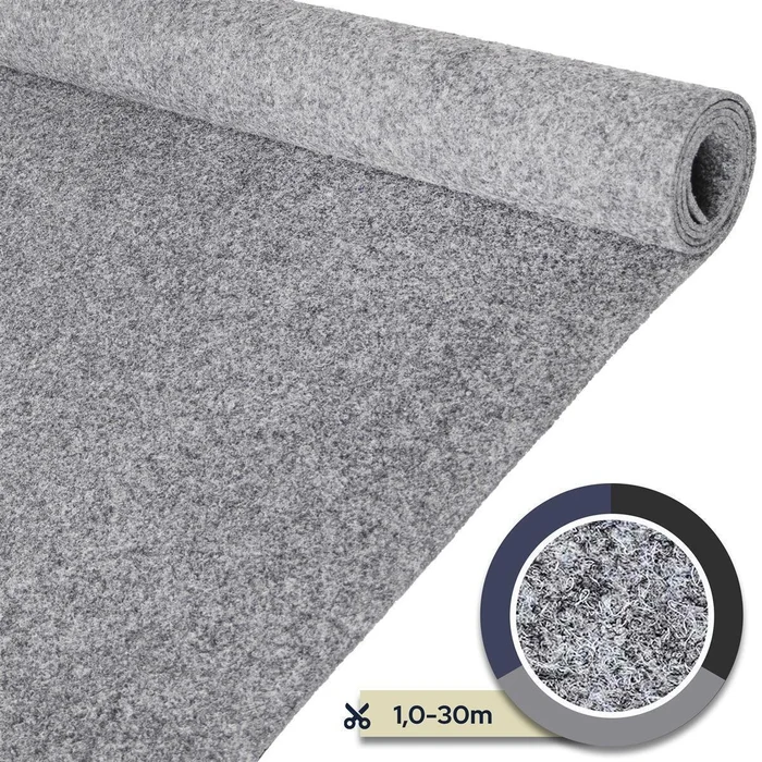 Nadelfilz TURBO – Grau – 2,00m x 10,00m