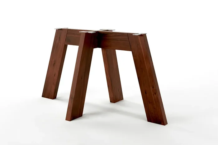 Nussbaum Holzgestell massiv Trient