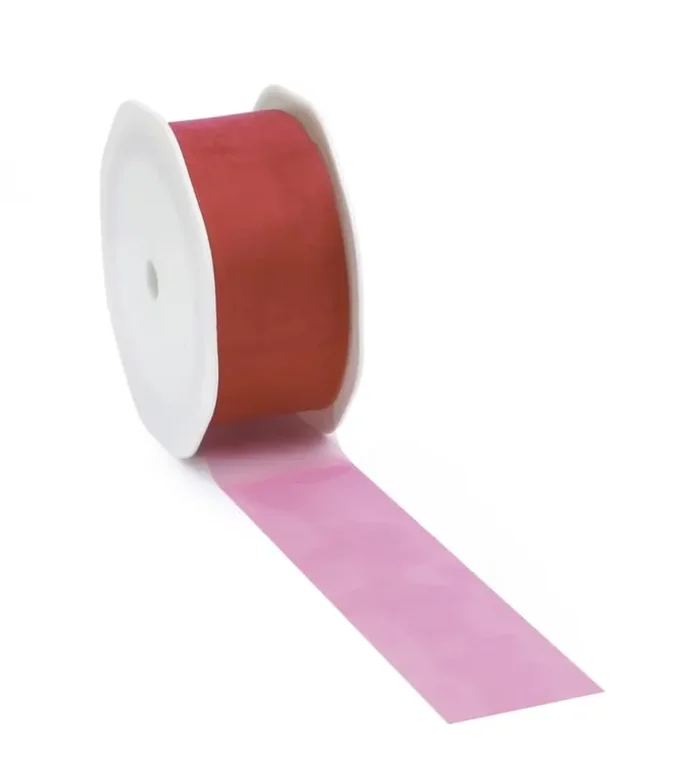 Organzaband 70mm Fuchsia (25m)