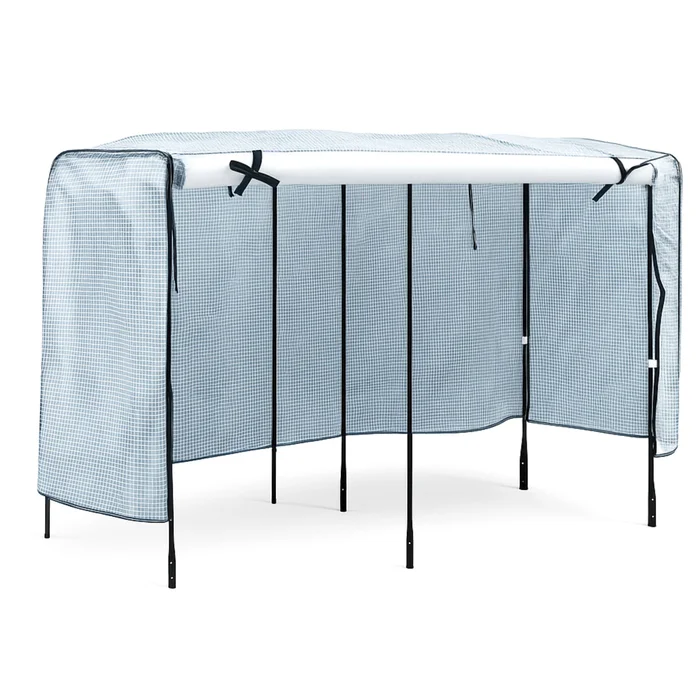 osoltus Gewächshaus zu Cottage BIG | SMALL mit Schneckenschutz Reißverschluss