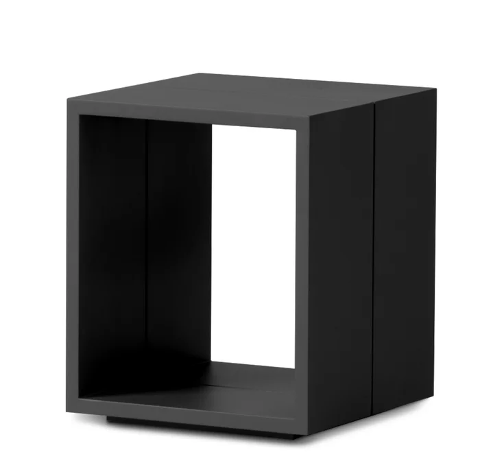 osoltus Premium Lounge Design Alu Beistelltisch charcoal grau Lykke