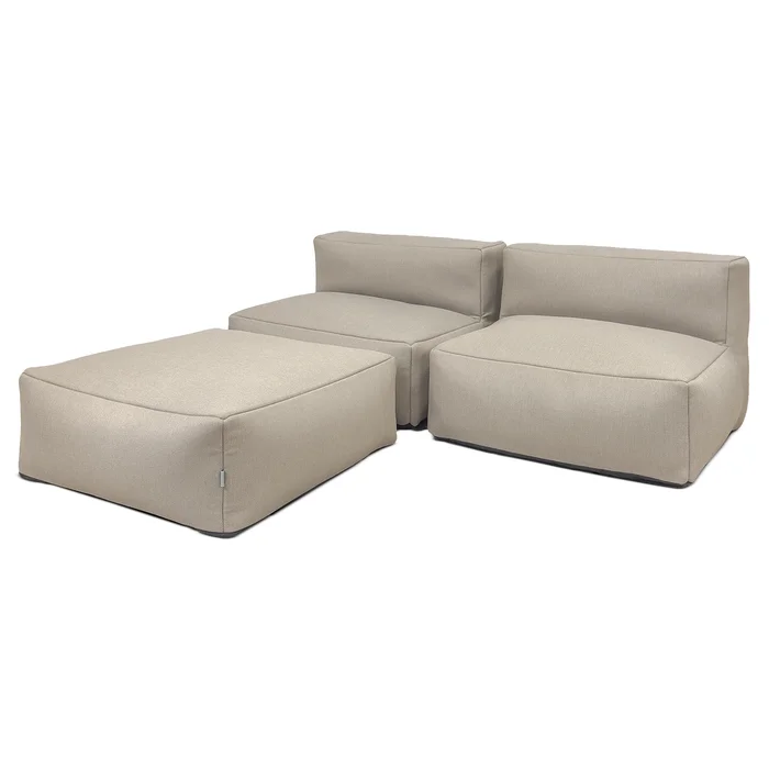 osoltus Selma Premium Modular Lounge 3tlg. Axroma Olefin taupe beige