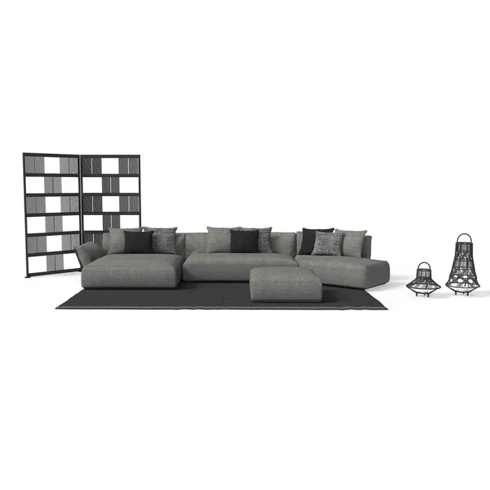 Outdoor-Ecksofa SCACCO aus Stoff von Ludovica + Roberto Palomba für Talenti