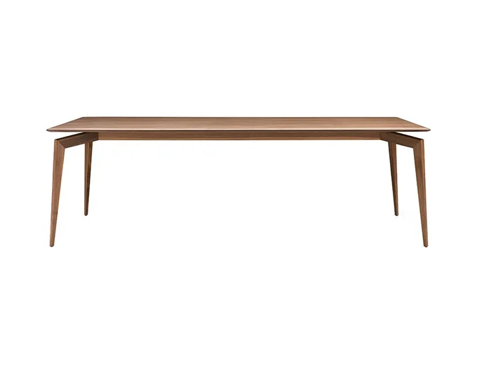 Pacini & Cappellini Hope rechteckige Tischplatte aus Holz Entworfen von Cesare Arosio