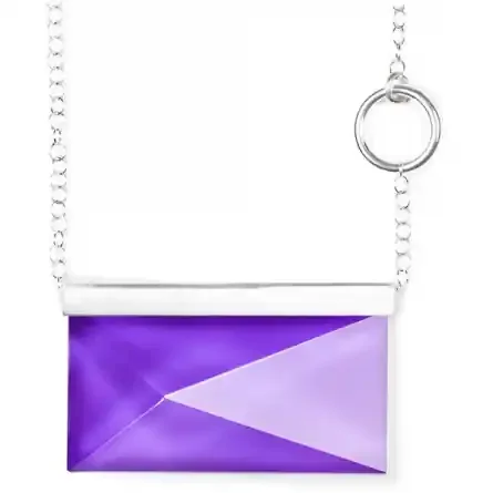 Palette Halskette Lila