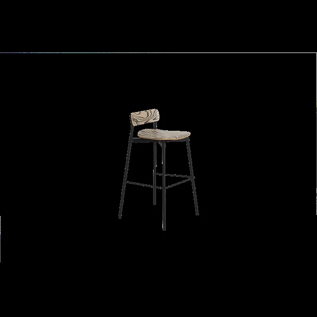 Petite Friture Fromme Bois H75 Barhocker Alpi