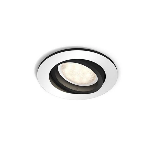 Philips Hue Milliskin Spot Rund Aluminium excl. Dimmer
