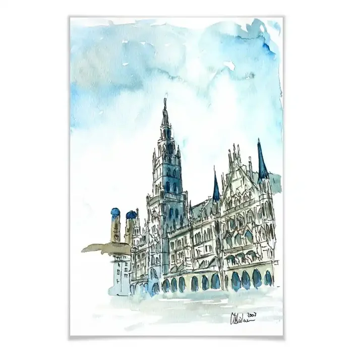 Poster Bleichner – Münchener Rathaus