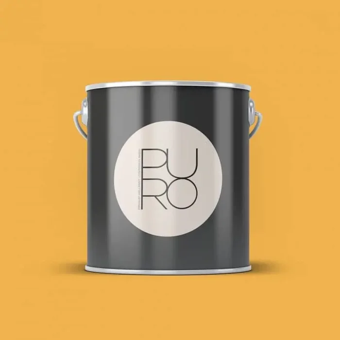 Premium Wandfarbe Gelb – Tuchmatte Innenwandfarbe – PURO c8006 sunny yellow