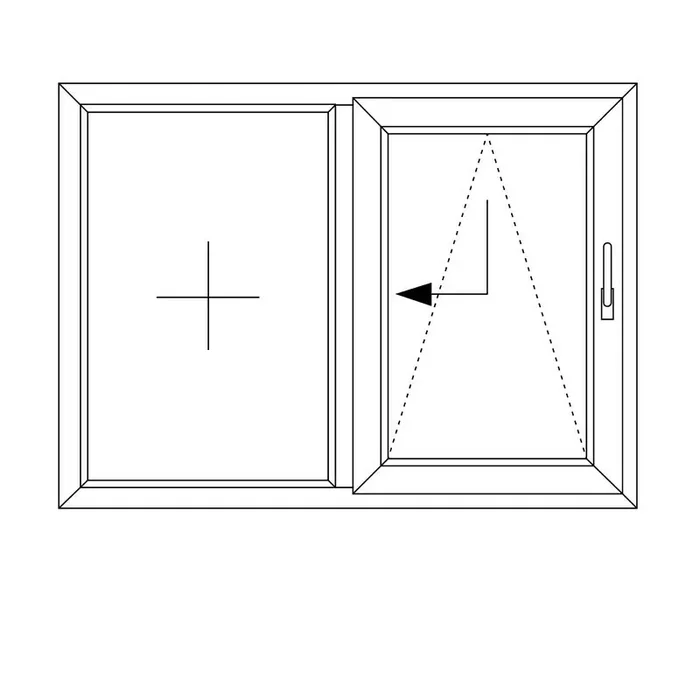 PSK Patio mit Fix im Rahmen links – IDEAL 4000