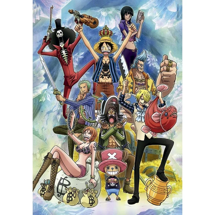 Puzzle mit 1000 Teilen anime colection one piece Clementoni [Größe 5,50x37x28,10 cm]