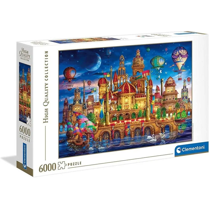 Puzzles mit 6000 Teilen Sammlung palacio tales Clementoni [Größe 54,5×38,5×39,5 cm]