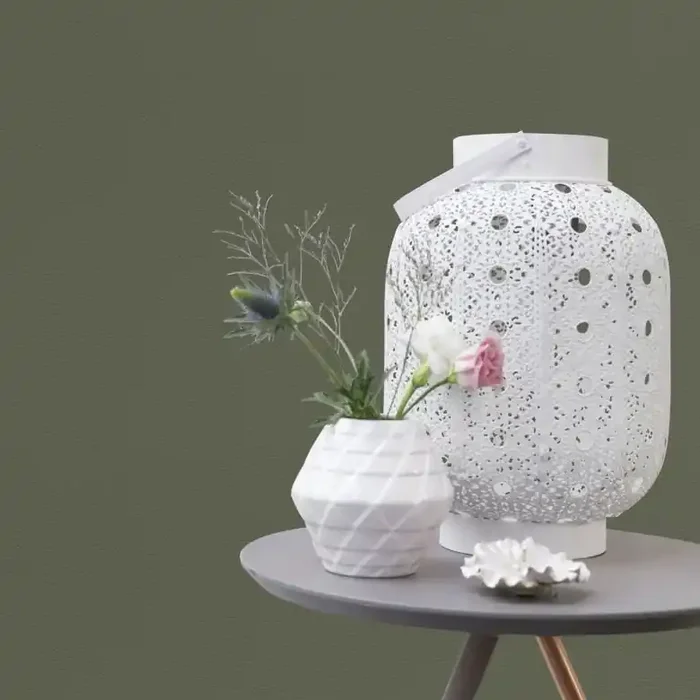 Rasch Vliestapete, Mustertapete African Queen III olivgrün