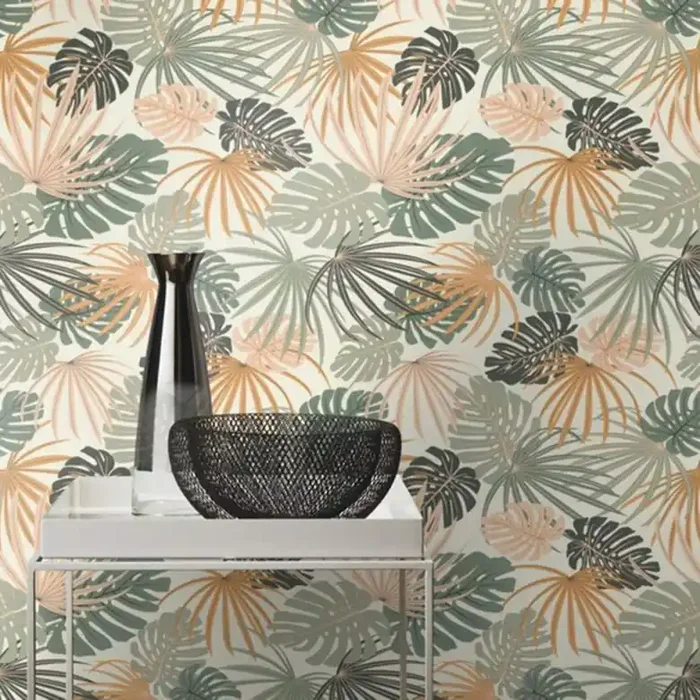 Rasch Vliestapete, Mustertapete Salsa salbeigrün hell