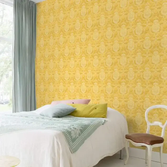 Rasch Vliestapete, Mustertapete Trianon XIII gelbgold