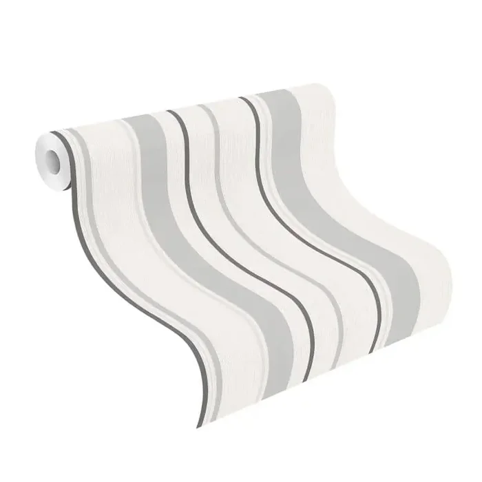 Rasch Vliestapete Rock‘n Rolle weiß