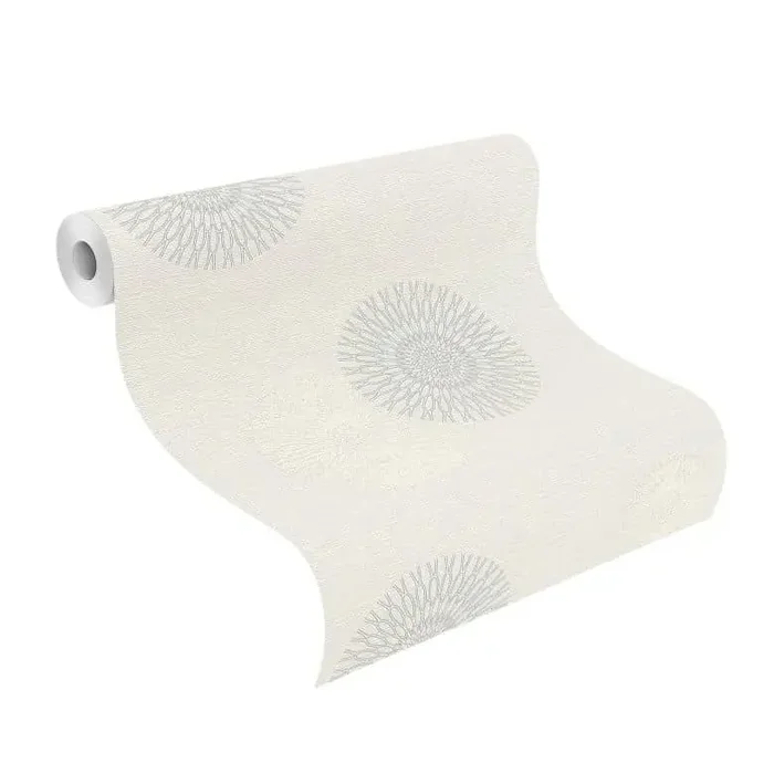 Rasch Vliestapete Tapetenwechsel weiß, silber