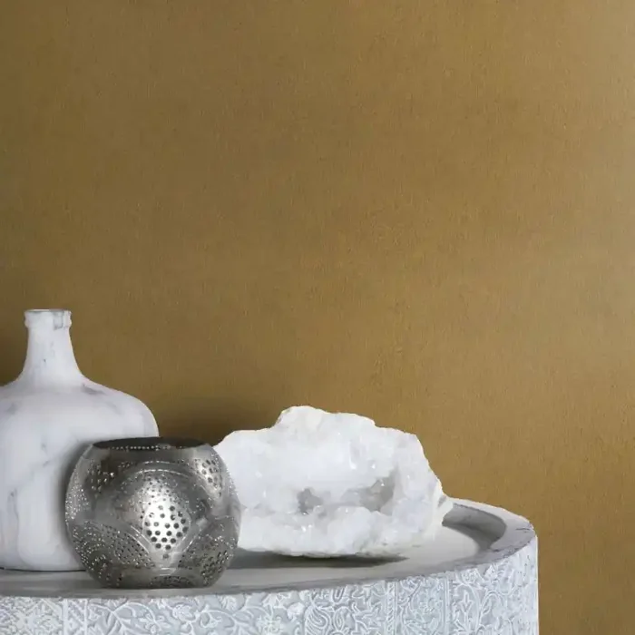 Rasch Vliestapete, Unitapete African Queen III mattgold