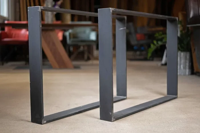 Rohstahl Tischkufen Anea im 2er Set 72 x 103cm