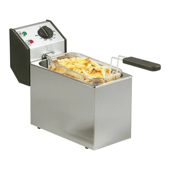 ROLLER GRILL deep fryer, 5 liters, dimensions 190 x 425 x 320 mm (WxDxH)