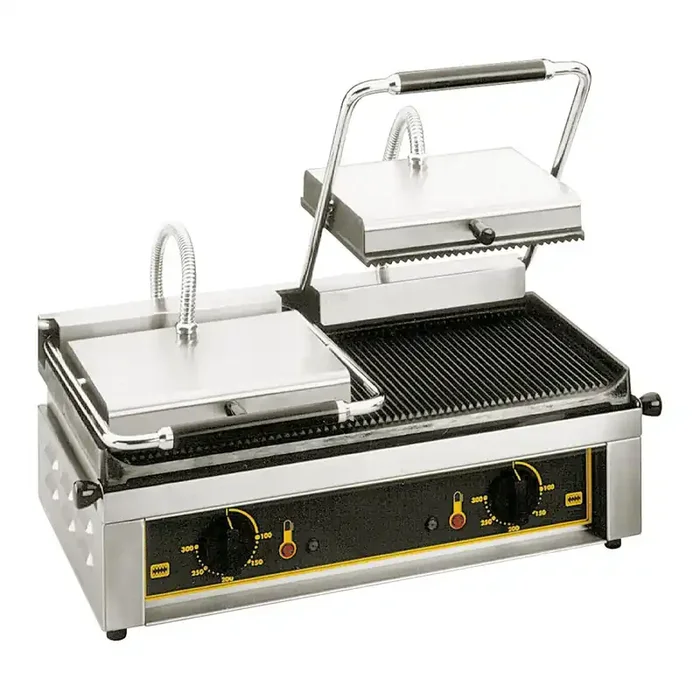 ROLLER GRILL double contact grill, 4 kW, dimensions 600 x 385 x 220 mm (WxDxH)