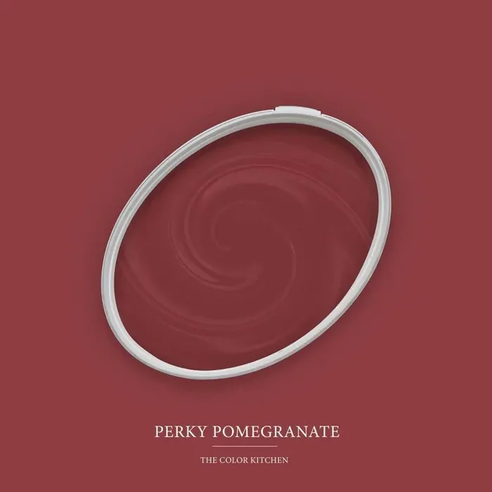Rot Wandfarbe seidenmatt I Perky Pomegranate leidenschaftlich und voller Energie THE COLOR KITCHEN
