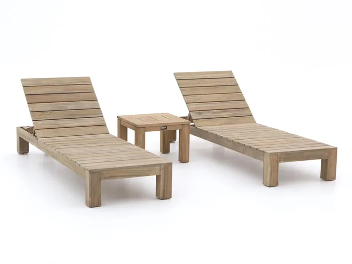 ROUGH-X Gartenliegen-Set 3-teilig