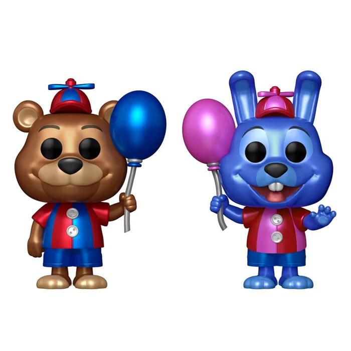 Sammlerfigur Funko POP Five Nights At Freddys Ballon Freddy & Balloon Bonnie (x2)