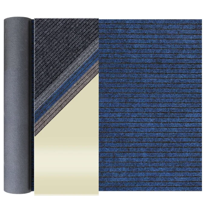 Schmutzfangläufer ATLAS – Blau – 1,00m x 13,50m