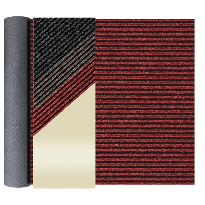 Schmutzfangläufer GIN – Rot – 2,00m x 9,50m