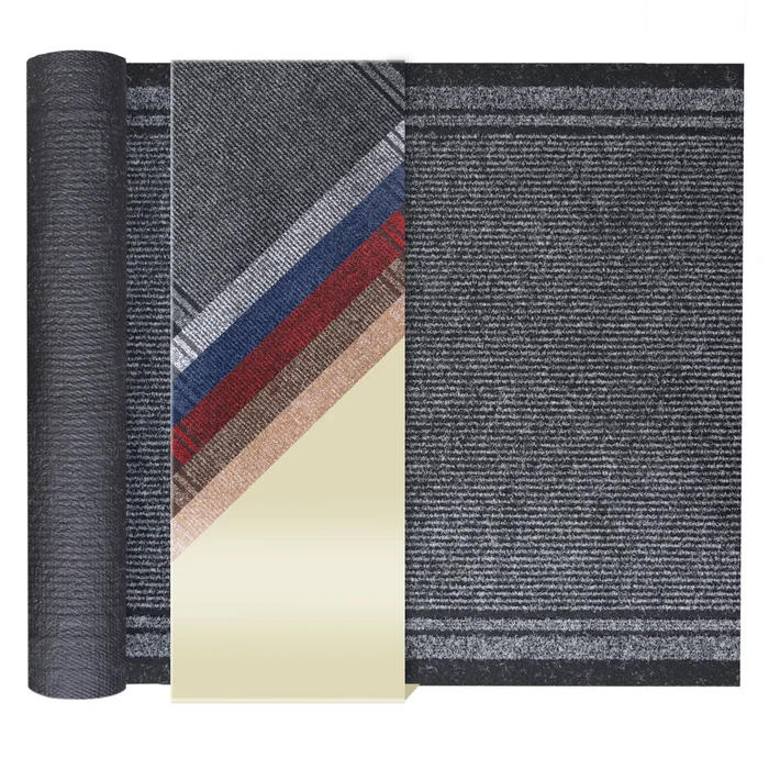 Schmutzfangläufer MALAGA – Anthrazit – 0,66m x 26,50m