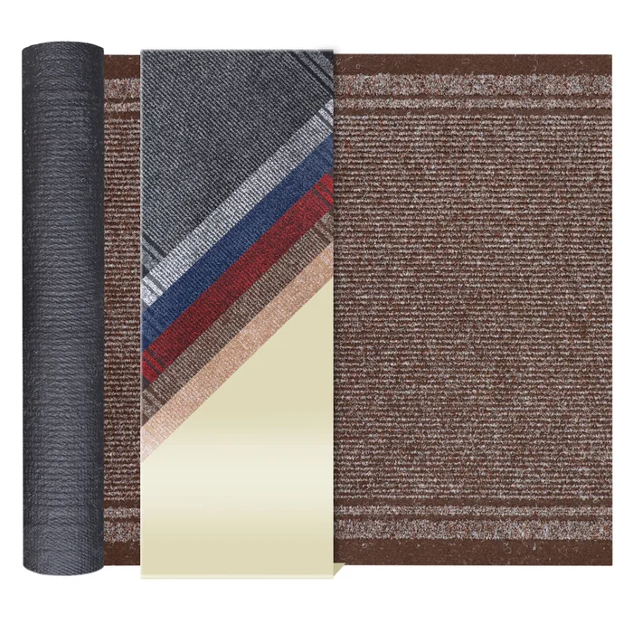 Schmutzfangläufer MALAGA – Braun – 0,66m x 27,00m