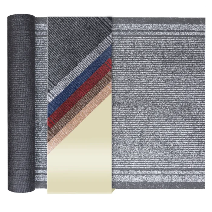 Schmutzfangläufer MALAGA – Grau – 0,66m x 26,00m