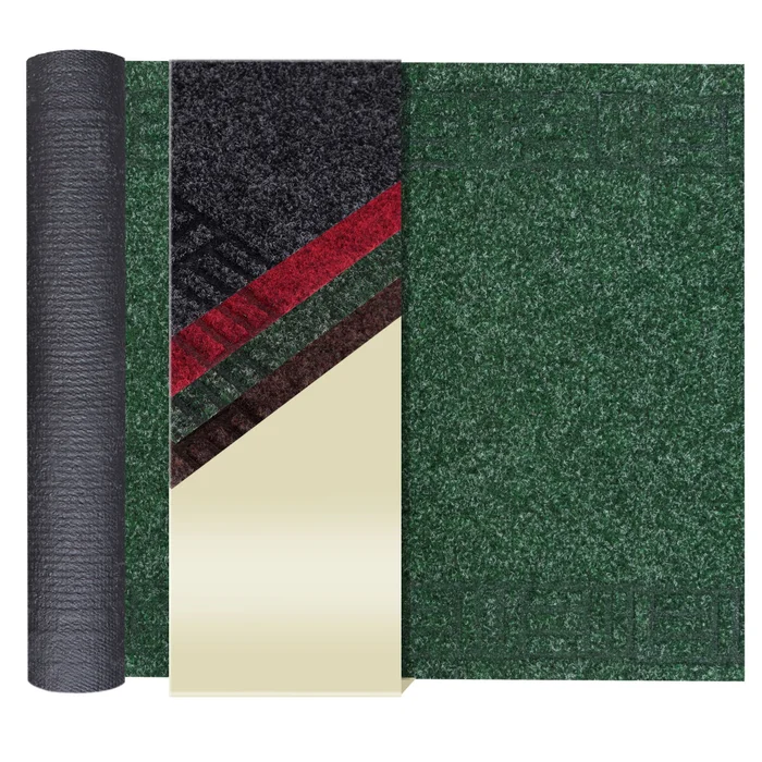 Schmutzfangläufer PRIMAVERA – Grün – 0,66m x 21,00m