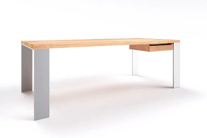 Schreibtisch massiv Eiche Hartok 15