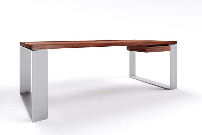 Schreibtisch Walnuss massiv nach Maß Horik 15