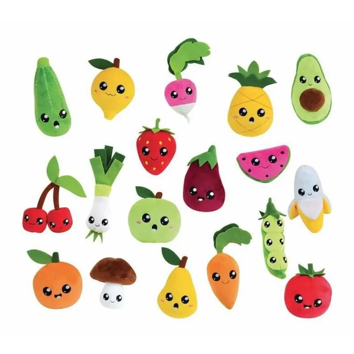 Set aus 3 Plüschtieren Jemini Surprise Market [Größe 10 cm]