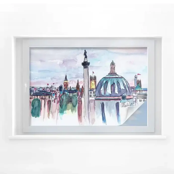 Sichtschutzfolie Bleichner – London Skyline