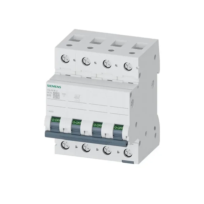 Siemens Leitungsschutzschalter 400V 6kA, 3+N-polig, B, 16A