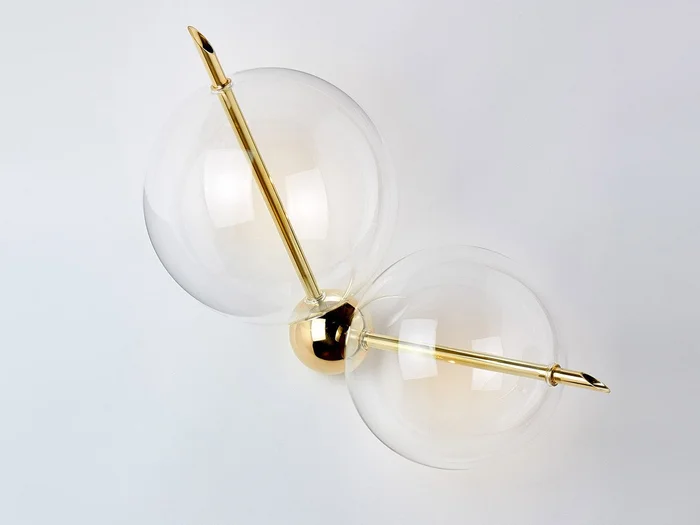 Silvio Mondino Studio Lune Two Lights Wandleuchte