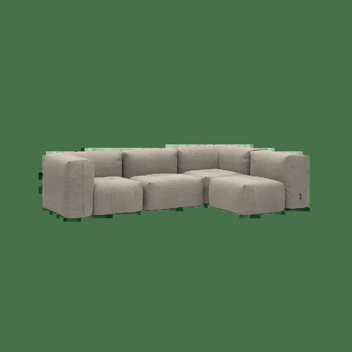 Soft Sofa Outdoor – 4 Seater Corner Sofa – Kirra Noir