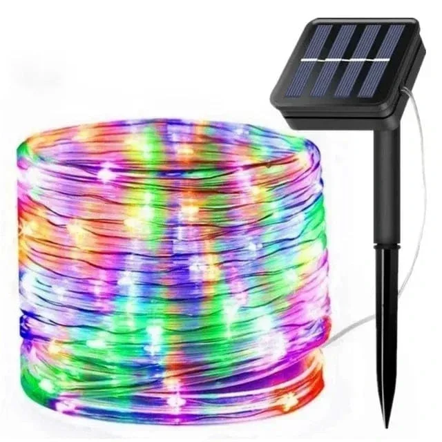 Solar Lichterkette Outdoor | Wasserdicht mit 300 LEDs und 8 Modi