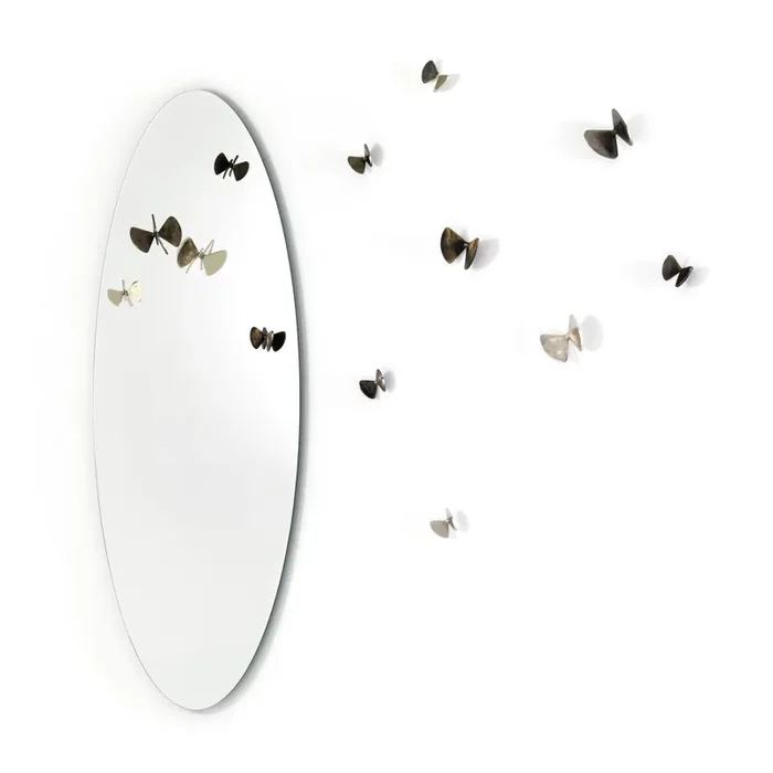 Spiegel mit Kleiderbügeln BICE von Roberto Mora für Mogg – Gemischt