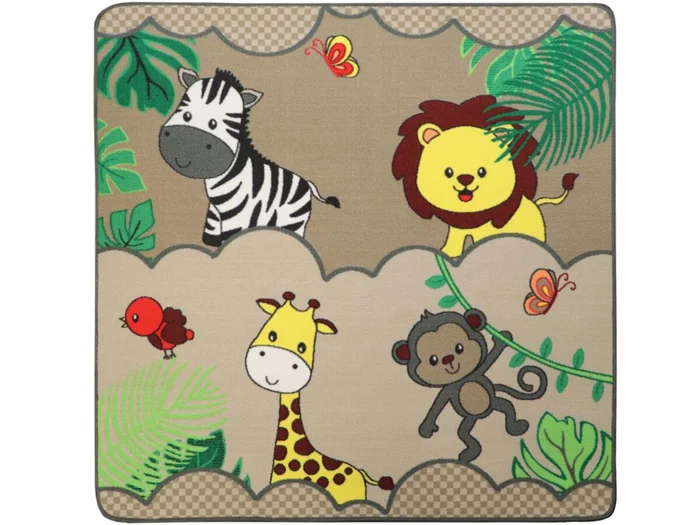 Spiel- und Kinderteppich SAFARI | 100×150 cm