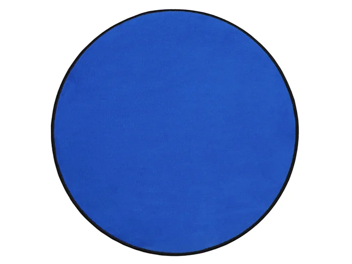 Spiel- und Kinderteppich SITZKREIS | Blau – Rund: 67 cm