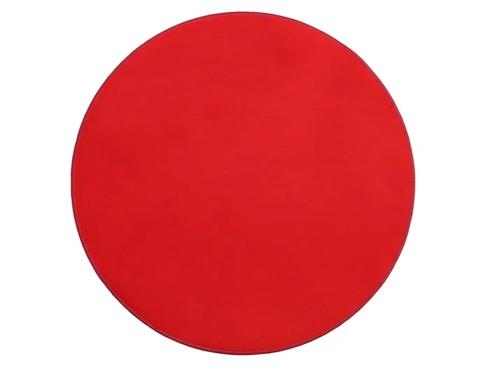 Spiel- und Kinderteppich SITZKREIS | Rot – Rund: 200 cm