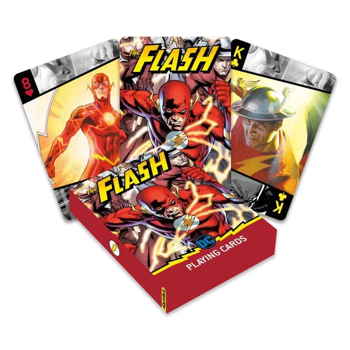 Spielkarten mit 54 Karten Aquarius DC Comics The Flash [Größe 6×9 cm]